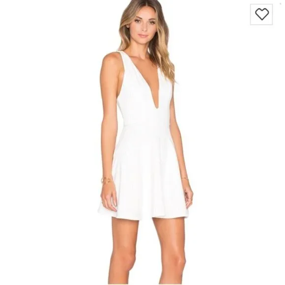 NWT NBD "Ride Or Die" Criss Cross Back Mini Dress - Picture 3 of 4